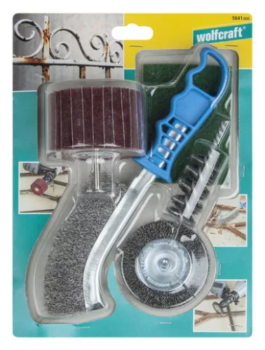 Wolfcraft fémfelület-csiszoló készlet 5 részes