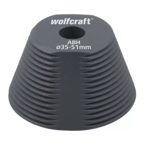 Wolfcraft körkivágó adapter furatbővítéshez, 35-51 mm furathoz, min. 60 lyukfűrészhez