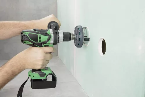 Wolfcraft állítható lyukfűrész szárazépítéshez AH, spotlámpa 35,55,60,68,70,75,80,85 mm