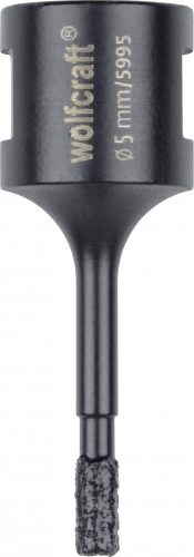 Wolfcraft gyémánt koronafúró 5 mm, d=40 mm, sarokcsiszolóhoz, paraffinos, "ceramic"