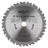 Wolfcraft körfűrészlap, HM, barna sorozat, 20 fogú, Ø 150 x 20 x 2.4 mm