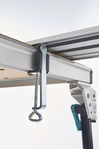 Wolfcraft csavarszorítós rögzítőkészlet FKS145 vágásvezetőhöz, a master 1600 és 2600 gépasztalokhoz