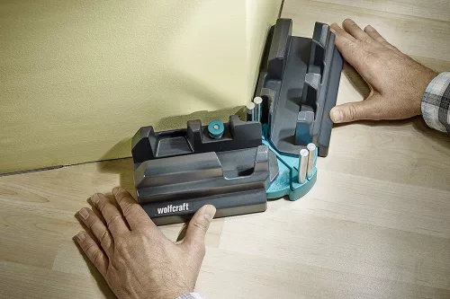 Wolfcraft állítható gérvágóláda szögfelezővel, 100 mm