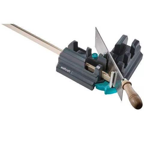 Wolfcraft állítható gérvágóláda szögfelezővel, 100 mm