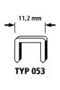 Wolfcraft széles tűzőkapocs Typ 053 keményacél 8mm 1400db