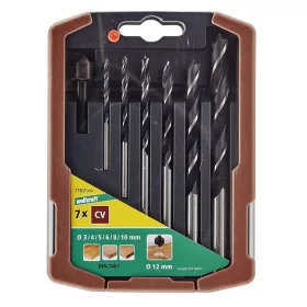 Wolfcraft fafúró készlet 7 részes 3-10 mm 12mm süllyesztővel