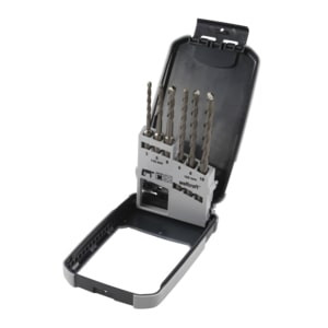 Wolfcraft fúrószár készlet fúrókalapácshoz, dobozban 6db, faláttörő, SDS-Plus Standard
