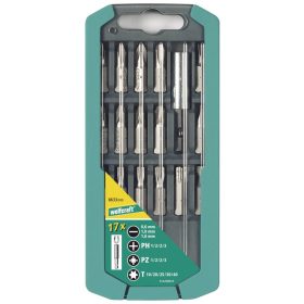 Wolfcraft bitkészlet 17 részes, dobozos