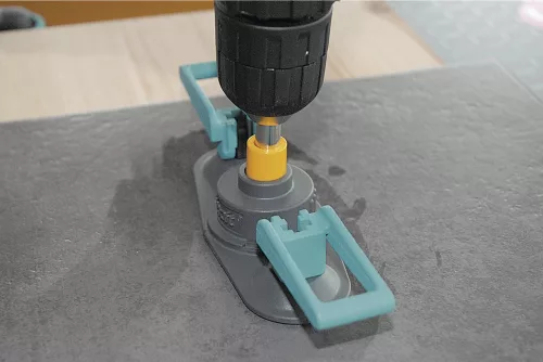 Wolfcraft gyémántfúró készlet ceramic, vezetővel, 5, 6, 8, 10 mm, műanyag dobozban