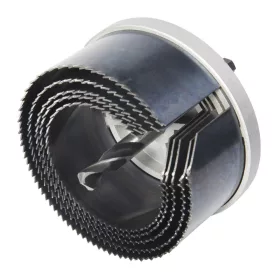 Wolfcraft Standard lyukfűrész készlet halogén spotokhoz Plug&Play, 68,74,80,90,100mm