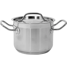 Yato Gastro fazék fedővel 16x12cm 2,4l inox