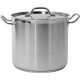 Yato Gastro Fazék fedővel 28x25cm 15,4l inox