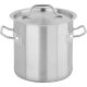 Yato Gastro magas fazék fedővel 20x20cm 6l inox