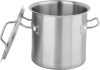 Yato Gastro magas fazék fedővel 20x20cm 6l inox