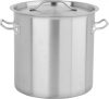 Yato Gastro Magas Fazék fedővel 28x28cm 17l inox