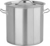 Yato Gastro Magas Fazék fedővel 30x30cm 21l inox