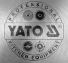 Yato Gastro magas fazék fedővel 40x40cm 50l inox