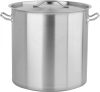 Yato Gastro Magas Fazék fedővel 45x45cm 71l inox