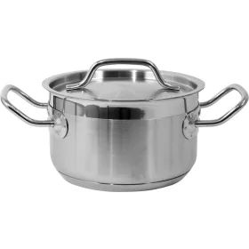 Yato Gastro közepes fazék fedővel 16x9,5cm 1,9l inox