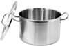 Yato Gastro Közepes Fazék fedővel 32x20cm 16,1l inox