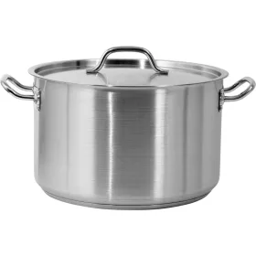 Yato Gastro közepes fazék fedővel 36x22cm 22,4l inox