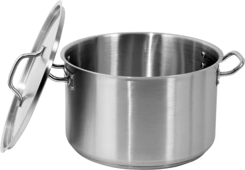 Yato Gastro közepes fazék fedővel 36x22cm 22,4l inox