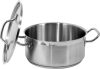 Yato Gastro Alacsony Fazék fedővel 24x11cm 5l inox