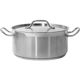 Yato Gastro alacsony fazék fedővel 28x13cm 8l inox