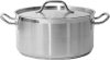 Yato Gastro Alacsony Fazék fedővel 32x16cm 12,9l inox