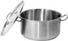 Yato Gastro Alacsony Fazék fedővel 36x18cm 18,3l inox