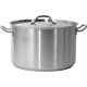 Yato Gastro Alacsony Fazék fedővel 40x25cm 31,4l inox