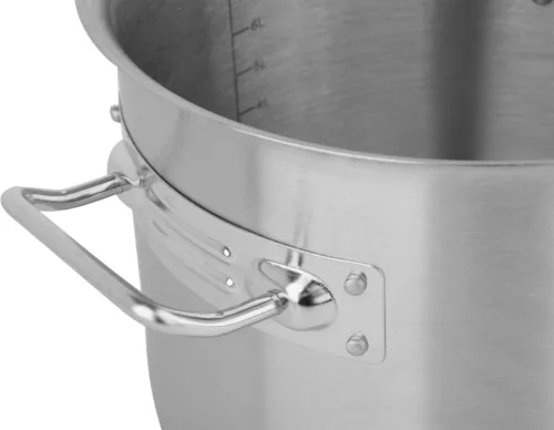Yato Gastro alacsony fazék fedővel 32x22cm 17l inox