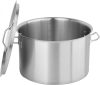 Yato Gastro Alacsony Fazék fedővel 38x24cm 27l inox