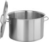 Yato Gastro Alacsony Fazék fedővel 40x26cm 32l inox