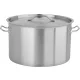 Yato Gastro alacsony fazék fedővel 50x30cm 58l inox
