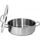 Yato Gastro Alacsony Fazék fedővel 36x11cm 11,2l inox