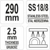 Yato Gastro húsvilla 280 mm rozsdamentes acél