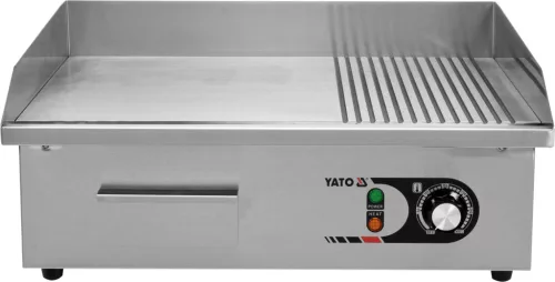 Yato Gastro elektromos grillap sima/barázdált 550 mm 3000W