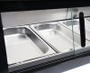 Yato Gastro hűtővitrin 6x1/3gn 153x42x29,5 cm fekete