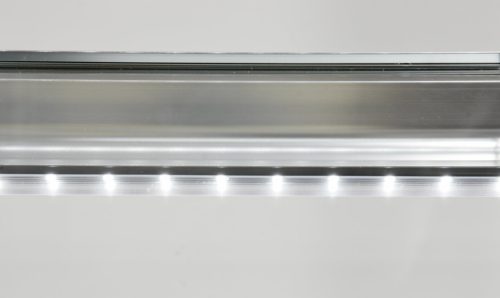 Yato Gastro álló hűtővitrin kijelzővel, fekete 300l 65x80x144,5cm