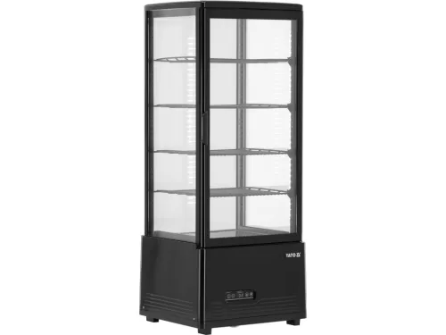 Yato hűtő vitrin 98 l 46x41x112 fekete