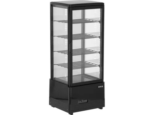 Yato hűtő vitrin 98 l 46x41x112 fekete