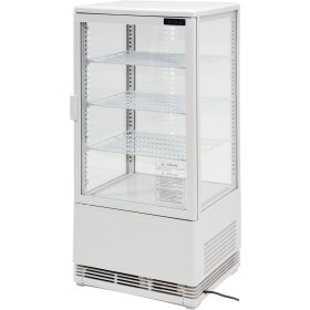 Yato Gastro álló hűtővitrin kijelzővel, fehér 78l 42x38x96cm