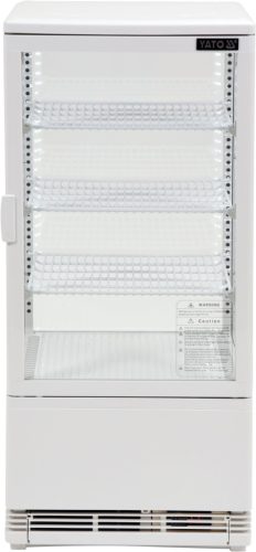 Yato Gastro álló hűtővitrin kijelzővel, fehér 78l 42x38x96cm