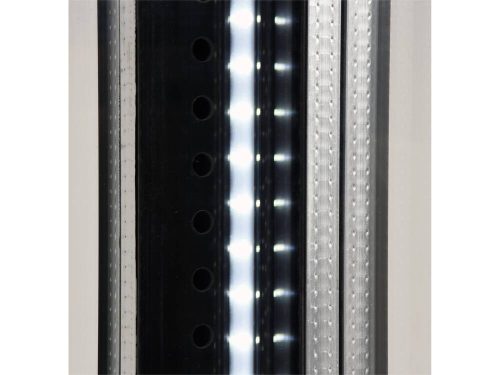 Yato Gastro álló látvány hűtőgép 400 L fekete