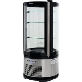Yato Gastro torta hűtővitrin fekete 100l 48x48x103cm