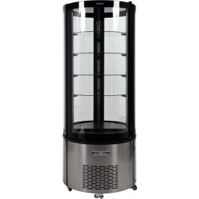 Yato Gastro torta hűtővitrin fekete 400l 68x68x175cm