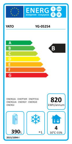 Yato Gastro sütőipari hűtőasztal 390l 150x80x85-90cm