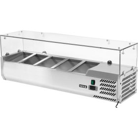 Yato Gastro hűtővitrin 5x1/4 gn 120x33,5x43,5cm