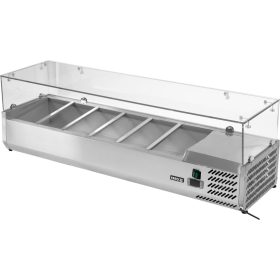 Yato Gastro hűtővitrin 6x1/4 gn 140x33,5x43,5cm